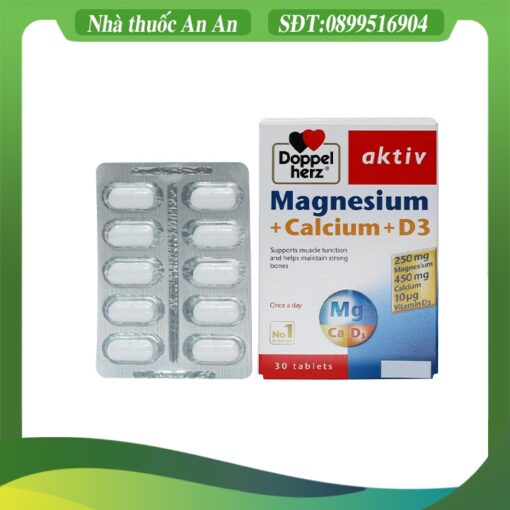 Vien Uong Magnesium Calcium D3
