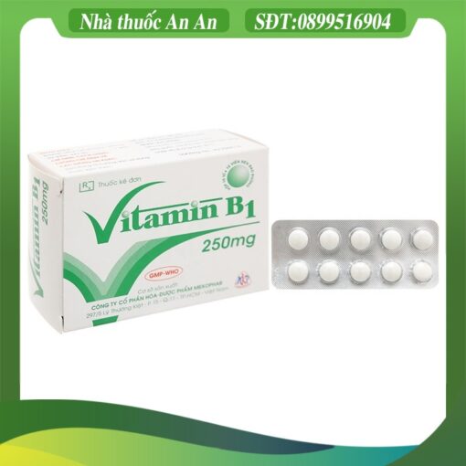 Thuoc bo sung vitamin B1 250mg Mekophar
