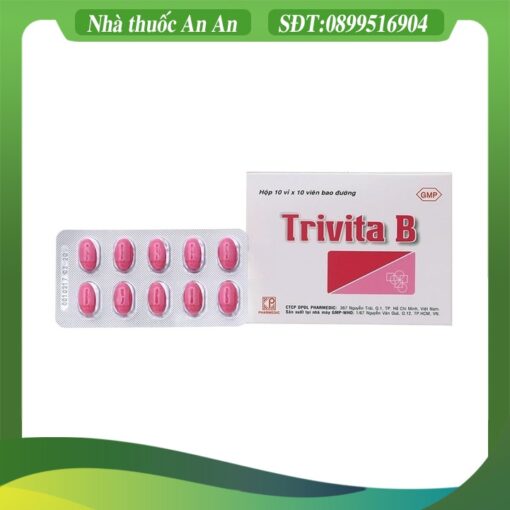 Thuoc bo sung vitamin B1 B6 B12 Trivita B