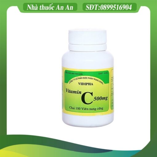 Thuoc bo sung vitamin C 500mg Vidipha