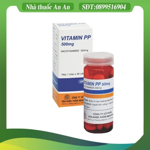 Thuoc bo sung vitamin PP 500mg Mekophar
