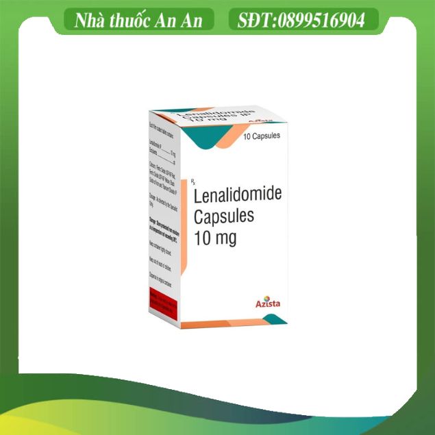 Lenalidomide được dùng để điều trị bệnh thiếu máu ở bệnh nhân rối loạn tủy máu/xương (hội chứng myelodysplastic-MDS)