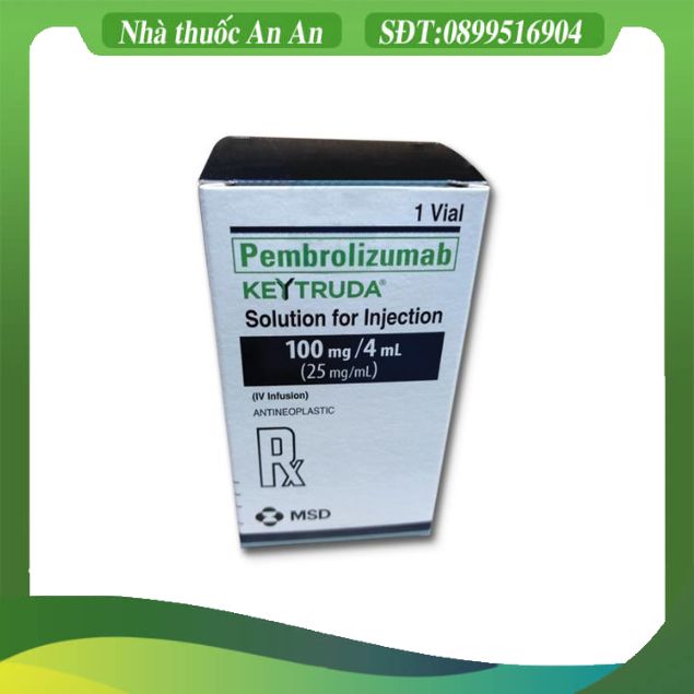 Pembrolizumab dưới dạng đơn trị liệu được chỉ định để điều trị các bệnh nhân người lớn bị melanoma tiến triển (không thể cắt bỏ hoặc di căn)