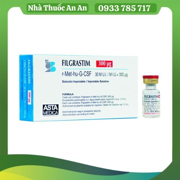 Thuốc Filgrastim – Cách dùng, liều dùng, tác dụng phụ của thuốc