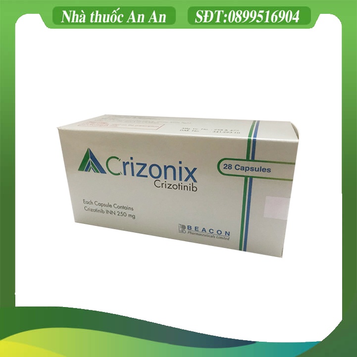 Chỉ định thuốc crizotinib