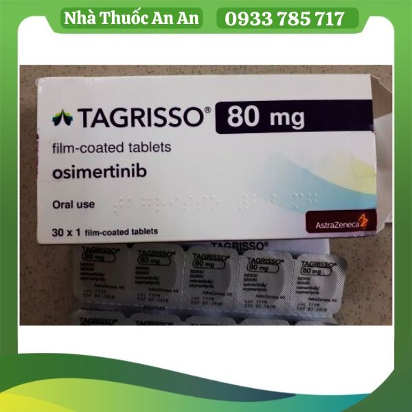 Thuốc Tagrisso 80mg AstraZeneca ngăn ngừa ung thư phổi