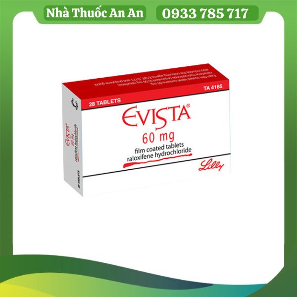 Thuốc Evista 60mg hộp 28 viên hỗ trợ điều trị loãng xương