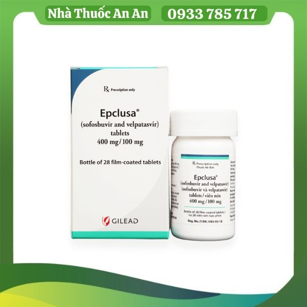 Thuốc Epclusa 400mg/100mg điều trị hỗ trợ viêm gan C
