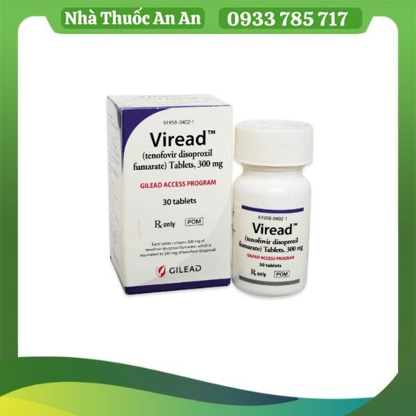 Thuốc Viread 300mg điều trị viêm gan B mạn tính